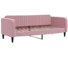 Sofa, rožinės spalvos, 80x200cm, aksomas