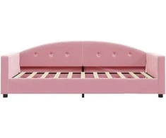 Sofa, rožinės spalvos, 80x200cm, aksomas