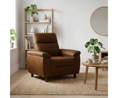 Sofa Ruda 95 x 90 x 95 cm Dirbtinė suedė oda