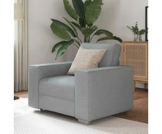 Sofa Kėdė Šviesiai pilka 100 cm audinys