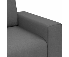 Sofa Kėdė Tamsiai pilka 100 cm audinys