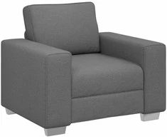 Sofa Kėdė Tamsiai pilka 100 cm audinys