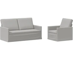 Sofa Sofos komplektas 2 vnt. Debesų pilka Audinys
