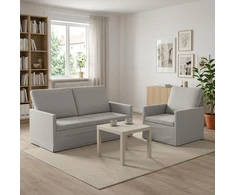 Sofa Sofos komplektas 2 vnt. Debesų pilka Audinys
