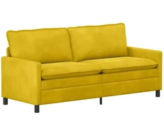 Sofa Sofos komplektas 2 vnt. Geltona Aksomas