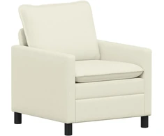 Sofa Sofos komplektas 2 vnt. Kreminė Audinys