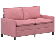Sofa Sofos komplektas 2 vnt. Rožinė Aksomas