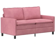 Sofa Sofos komplektas 2 vnt. Rožinė Aksomas