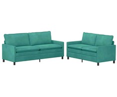 Sofa Sofos komplektas 2 pcs Turkio Aksomas