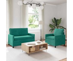 Sofa Sofos komplektas 2 pcs Turkio Aksomas