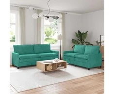 Sofa Sofos komplektas 2 pcs Turkio Aksomas
