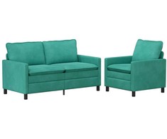 Sofa Sofos komplektas 2 pcs Turkio Aksomas