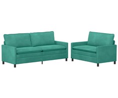 Sofa Sofos komplektas 2 pcs Turkio Aksomas