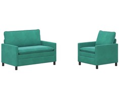 Sofa Sofos komplektas 2 pcs Turkio Aksomas