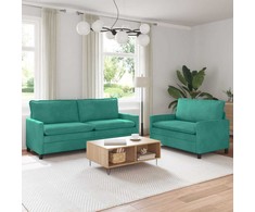 Sofa Sofos komplektas 2 pcs Turkio Aksomas
