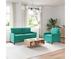 Sofa Sofos komplektas 2 pcs Turkio Aksomas