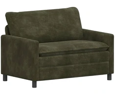 Sofa Sofos komplektas 2 vnt. Žalia Poliesteris