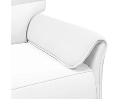 Sofa Sofos komplektas 2 vnt. Balta Audinys