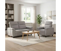Sofa Sofos komplektas 2 vnt. Debesų pilka Audinys