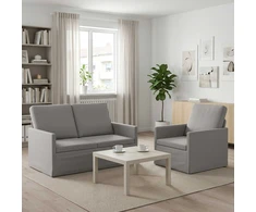 Sofa Sofos komplektas 2 vnt. Debesų pilka Audinys