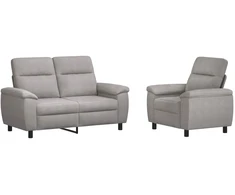 Sofa Sofos komplektas 2 vnt. Debesų pilka Audinys