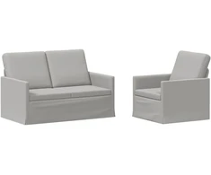 Sofa Sofos komplektas 2 vnt. Debesų pilka Audinys