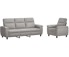 Sofa Sofos komplektas 2 vnt. Debesų pilka Audinys
