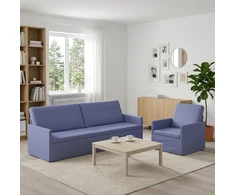 Sofa Sofos komplektas 2 vnt. Džinsinės mėlynos Audinys