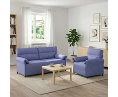 Sofa Sofos komplektas 2 vnt. Džinsinės mėlynos Audinys
