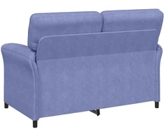Sofa Sofos komplektas 2 vnt. Džinsinės mėlynos Audinys