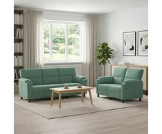 Sofa Sofos komplektas 2 vnt. Jūrinė žalia Aksomas