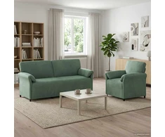 Sofa Sofos komplektas 2 vnt. Jūrinė žalia Aksomas