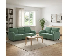 Sofa Sofos komplektas 2 vnt. Jūrinė žalia Aksomas