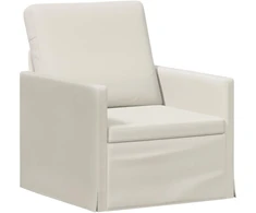 Sofa Sofos komplektas 2 vnt. Kreminė Aksomas