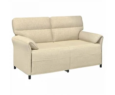 Sofa Sofos komplektas 2 vnt. Kreminė Audinys