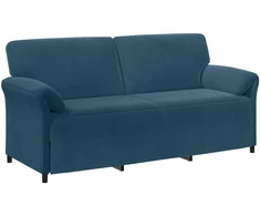 Sofa Sofos komplektas 2 vnt. Mėlyna Aksomas