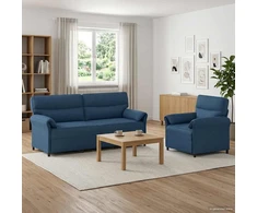 Sofa Sofos komplektas 2 vnt. Mėlyna Audinys