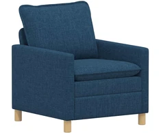 Sofa Sofos komplektas 2 vnt. Mėlyna Audinys