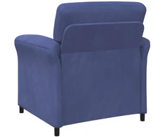 Sofa Sofos komplektas 2 vnt. Policijos mėlyna Aksomas