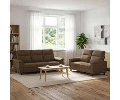 Sofa Sofos komplektas 2 vnt. Ruda Audinys