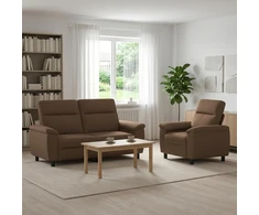 Sofa Sofos komplektas 2 vnt. Ruda Audinys