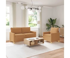 Sofa Sofos komplektas 2 vnt. Smėlio Audinys