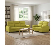 Sofa Sofos komplektas 2 vnt. Šviesiai žalia Audinys