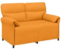 Sofa Sofos komplektas 2 vnt. Tamsiai geltona Audinys