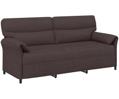 Sofa Sofos komplektas 2 vnt. Tamsiai rudas Audinys