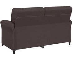 Sofa Sofos komplektas 2 vnt. Tamsiai rudas Audinys