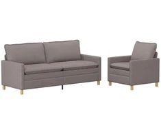 Sofa Sofos komplektas 2 vnt. Taupe Audinys