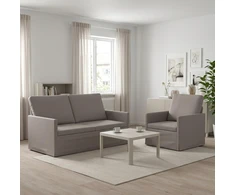Sofa Sofos komplektas 2 vnt. Taupe Audinys