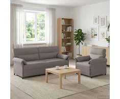 Sofa Sofos komplektas 2 vnt. Taupe Audinys