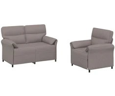 Sofa Sofos komplektas 2 vnt. Taupe Audinys